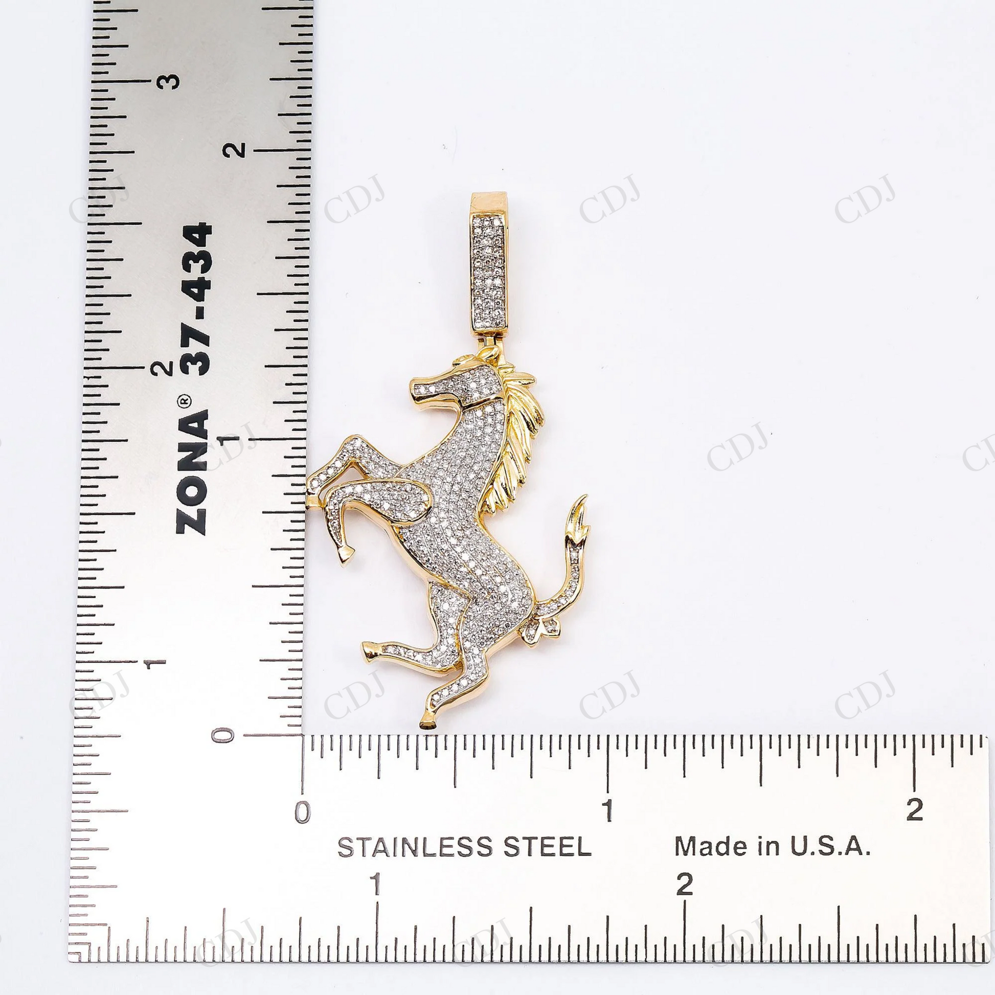 Custom Iced Out Horse Moissanite 925 Sterling Silver Pendant Hip Hop Pendent customdiamjewel