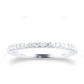 Full Eternity White Gold CVD Diamond Wedding Band