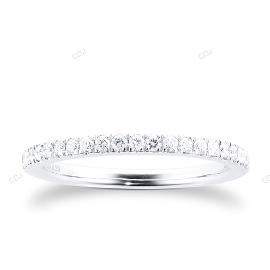 Full Eternity White Gold CVD Diamond Wedding Band Wedding Band customdiamjewel