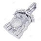Jesus White Gold CVD Diamond Hip Hop Pendant hip hop jewelry CustomDiamJewel
