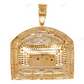 Last Supper Yellow Gold CVD Diamond Hip Hop Pendant hip hop jewelry CustomDiamJewel
