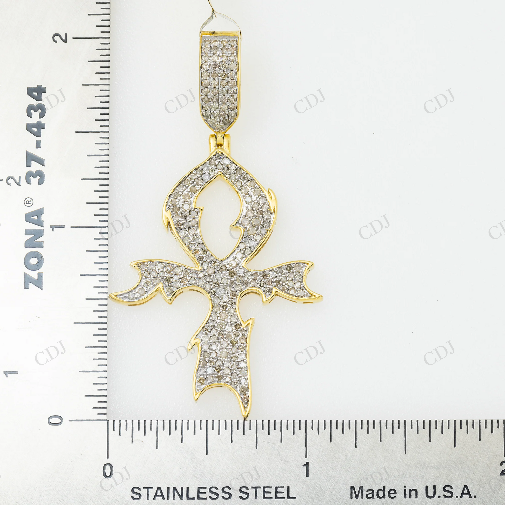 Custom Made Iced Out 925 Silver Moissanite Cross Pendant Hip Hop Pendent customdiamjewel