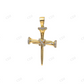 Custom Iced Cross 925 Silver Moissanite Pendant Hip Hop Pendent customdiamjewel