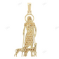 1.15 CTW Saint Lazarus CVD Diamond Hip Hop Pendant hip hop jewelry CustomDiamJewel