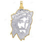 Yellow Gold Cut Out Digital Christ Jesus CVD Diamond Pendant hip hop jewelry CustomDiamJewel