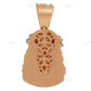 0.55 CTW Rose Gold Jesus Matte Lab Grown Diamond Pendant hip hop jewelry CustomDiamJewel