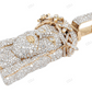 CVD Gold Unique Pattern Jesus Fashionable Pendant hip hop jewelry CustomDiamJewel