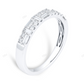 White Gold Lab Grown Diamond Wedding Band For Every Day
