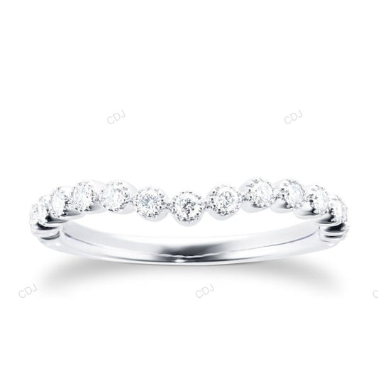 Handmade CVD Diamond Gold Wedding Band For Daily Wear Wedding Band customdiamjewel