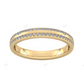 Yellow Gold Lab Grown Diamond Minimalist Wedding Band