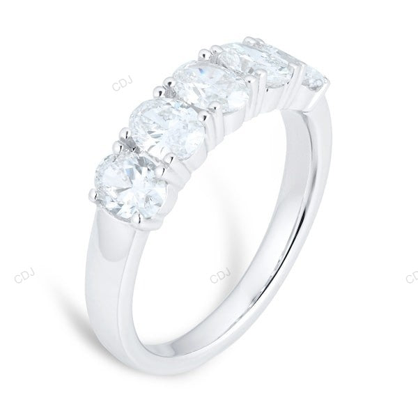 White Gold CVD Diamond Luxury Wedding Band
