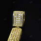 Men's Simulated Lab Grown Diamond Jesus Crucifix Yellow Gold Pendant hip hop jewelry CustomDiamJewel
