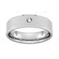 Lab Grown Diamond Flush Setting Gold Wedding Band