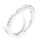 White Gold Lab Grown Diamond Wedding Band For Every Day
