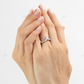 Pear Shape CVD Diamond Gold Wedding Band