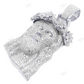 White Gold Iced Out Lab Grown Diamond Jesus Pendant hip hop jewelry CustomDiamJewel
