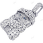 Multi-Shaped Lab Grown Diamond White Gold Custom Jesus Pendant hip hop jewelry CustomDiamJewel