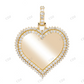Iced Heart 925 Silver Moissanite Pendant Hip Hop Pendent customdiamjewel