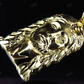 1.5 inch Yellow Gold Plain Jesus Pendant hip hop jewelry CustomDiamJewel