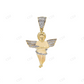 Cherub Angel Wing Pendant Fully Iced Out Diamond Hip Hop Pendant Hip Hop Pendent customdiamjewel