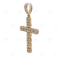 Iced Out Moissanite Cross 925 silver Pendant Hip Hop Pendent customdiamjewel