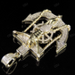 Yellow Gold Crucifix Jesus Anchor CVD Diamond Pendant hip hop jewelry CustomDiamJewel
