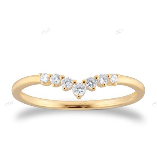 Yellow Gold Lab Grown Diamond Ring For Everyday