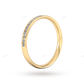 Channel Setting Lab Created Yellow Gold Wedding Band