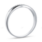 White Gold CVD Diamond Unique Design Wedding Band