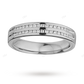 Luxury Lab Grown Diamond Wedding Band in White Gold