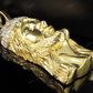 Men's Yellow Solid Gold Jesus CVD Diamond Hip Hop Pendant hip hop jewelry CustomDiamJewel