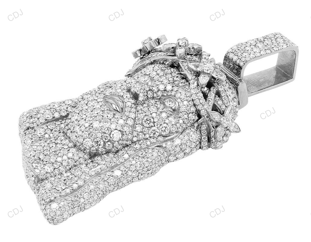 CVD Gold Unique Pattern Jesus Fashionable Pendant hip hop jewelry CustomDiamJewel