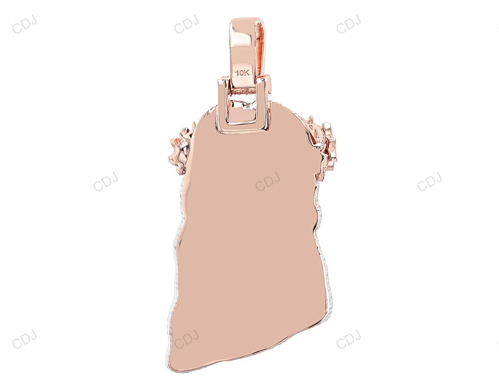20.9 CTW Gold CVD Diamond Custom Cross Jesus Pendant hip hop jewelry CustomDiamJewel