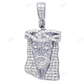 Jesus White Gold Lab Grown Diamond Iced Out Pendant hip hop jewelry CustomDiamJewel