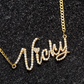 925 Silver Custom Name Moissanite Pendant Hip Hop Pendent customdiamjewel
