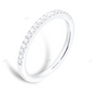 Full Eternity White Gold CVD Diamond Wedding Band