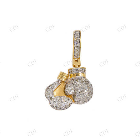 Boxing Gloves Charm Moissanite Silver Pendant Hip Hop Pendent customdiamjewel