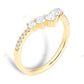Yellow Gold Lab Grown Diamond Wedding Band For Daily Wear
