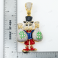 Custom Bling Cartoon Duck Holding Dollar Bags Moissanite 925 Silver Pendant Hip Hop Pendent customdiamjewel