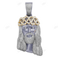 Two-Tone Gold Jesus CVD Diamond Hip Hop Pendant hip hop jewelry CustomDiamJewel
