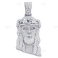 Jesus Head Flower Crown White Gold CVD Diamond Iced Out Pendant hip hop jewelry CustomDiamJewel