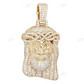Crowned Jesus Head Lab Grown Diamond Gold Customize Pendant hip hop jewelry CustomDiamJewel