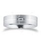 Flush Setting Lab Grown Diamond Wedding Band For Men