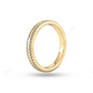 Yellow Gold Lab Grown Diamond Minimalist Wedding Band