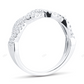 White Gold Lab Grown Diamond Wedding Band For Daily Wear