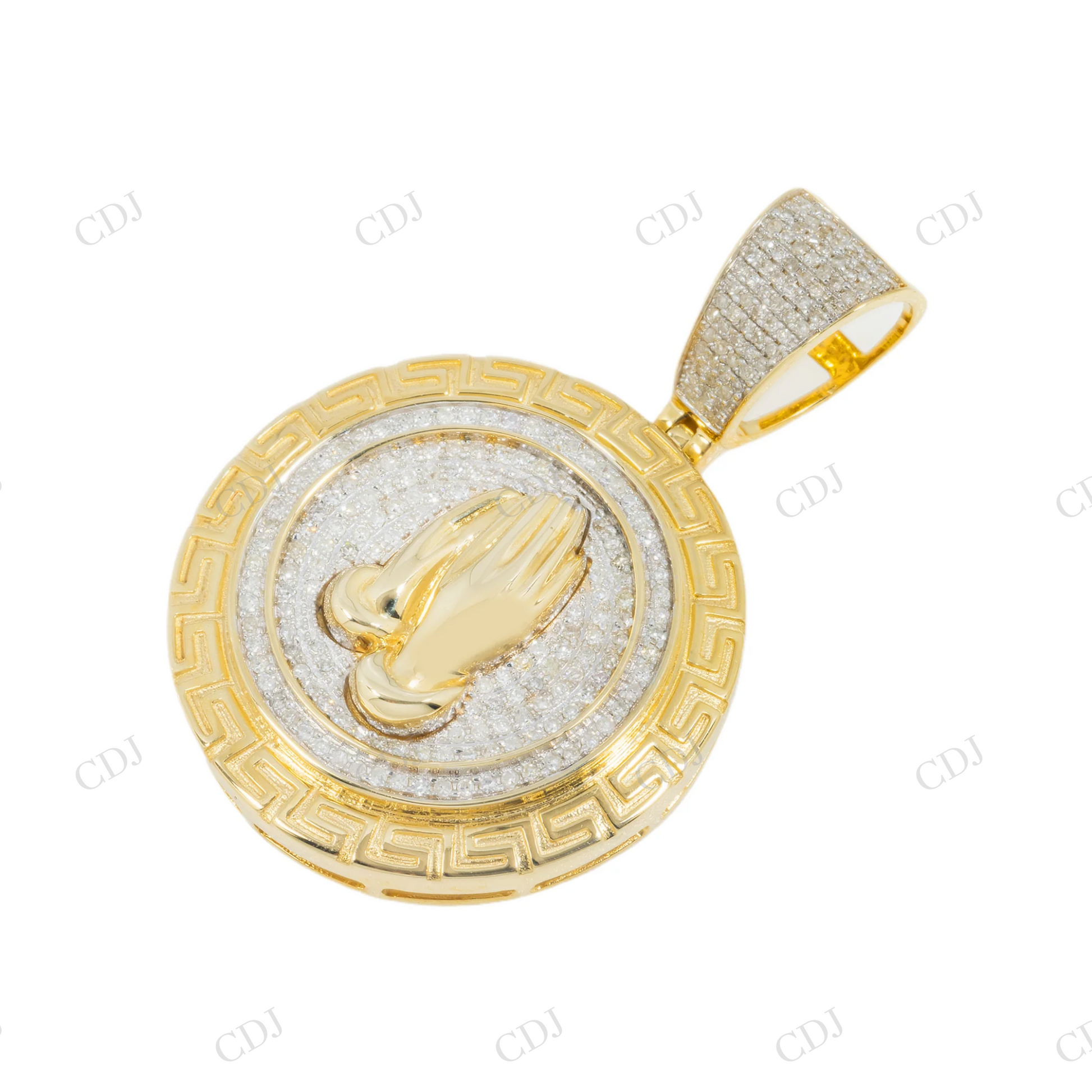 925 Silver Moissanite Medallion Pendant Hip Hop Pendent customdiamjewel