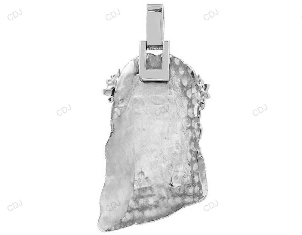 59.17 CTW Iced Out Lab Grown Diamond Unique Jesus Pendant hip hop jewelry CustomDiamJewel