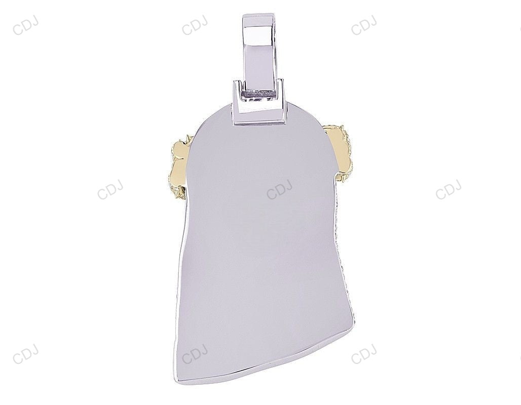 CVD Diamond Gold Cuban Style Head Jesus Hip Hop Pedant hip hop jewelry CustomDiamJewel