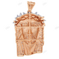 Lab Grown Diamond Jesus Face Matte Rose Gold Pendant hip hop jewelry CustomDiamJewel