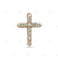 Religious 925 Silver Moissanite Cross Pendant Hip Hop Pendent customdiamjewel